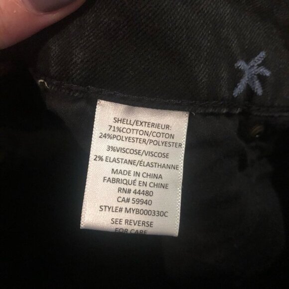 TINSELTOWN Graphic Print Black Skinny Jeans - Picture 8 of 10